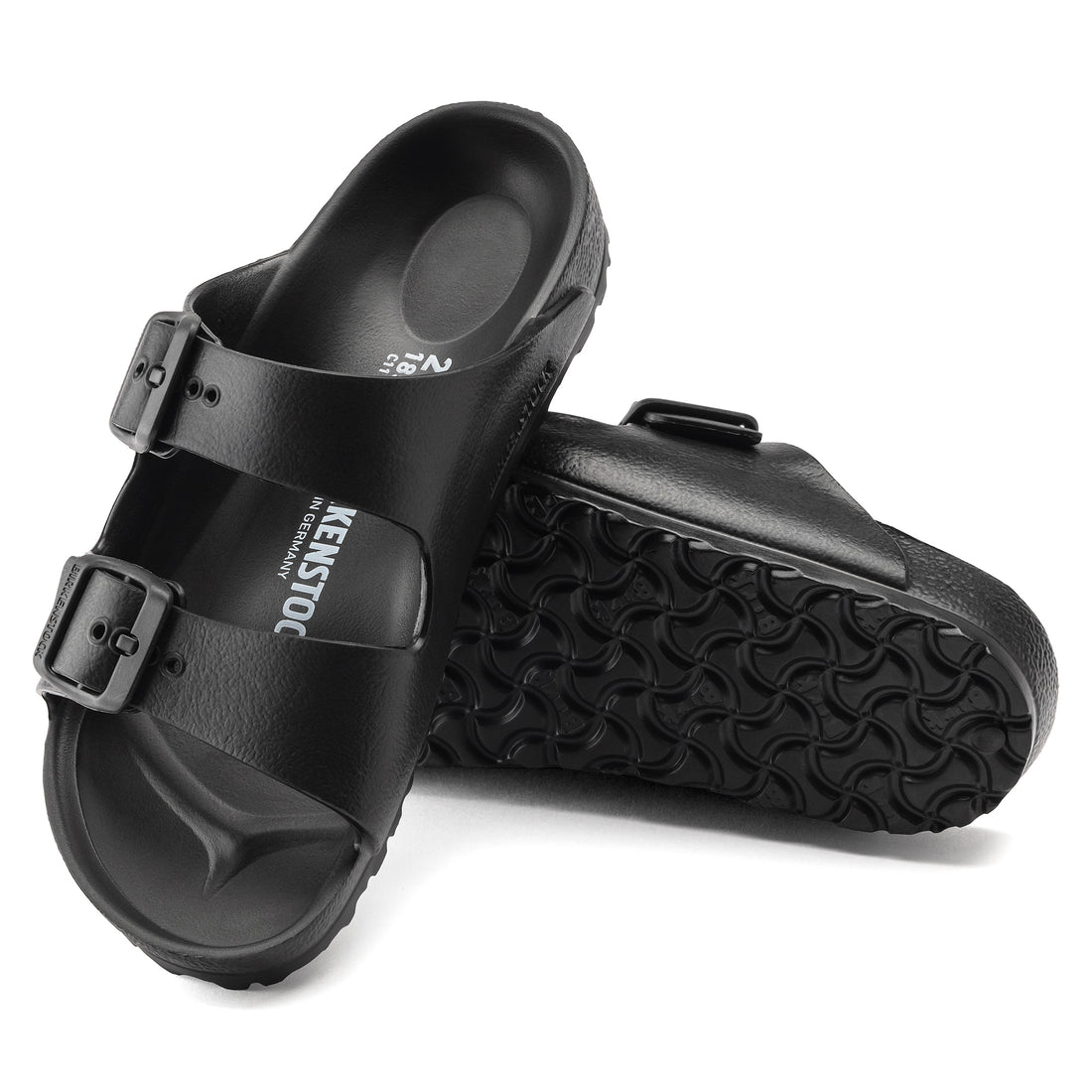 Birkenstock Arizona Sandals Kids Sports in Black - Product view