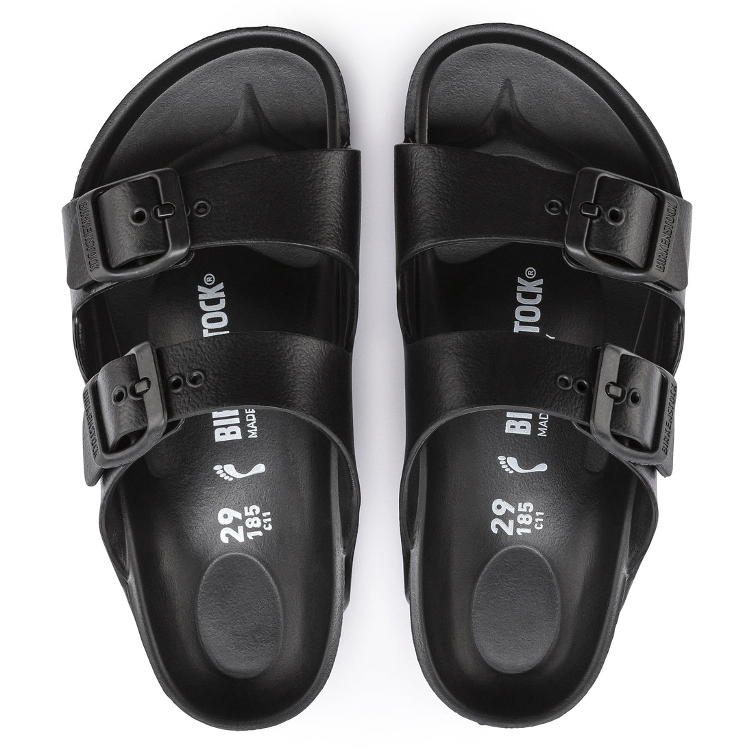 Birkenstock Arizona Sandals Kids Sports in Black - Product view