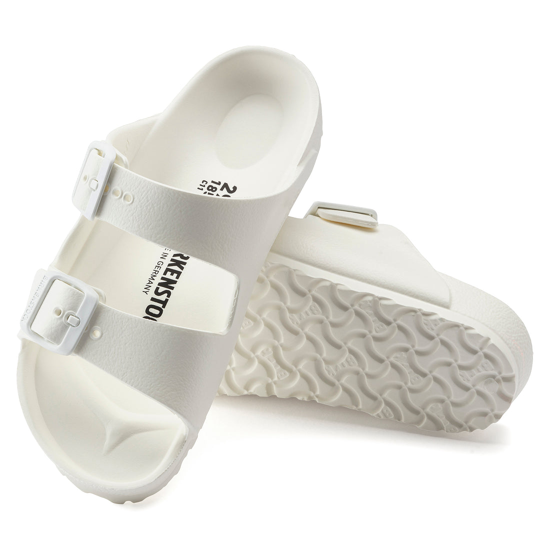Birkenstock Arizona Sandals Kids Sports in White - Product view