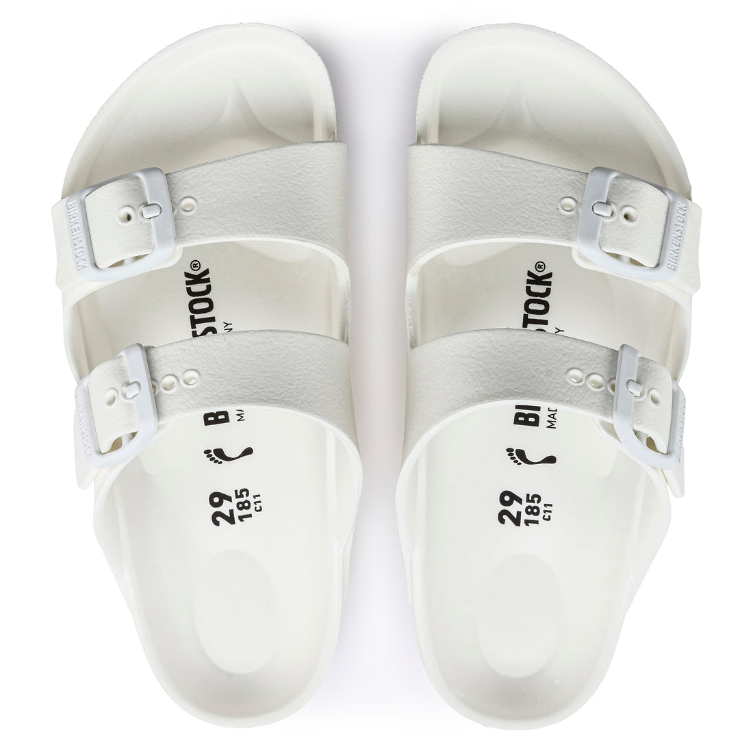 Birkenstock Arizona Sandals Kids Sports in White - Product view