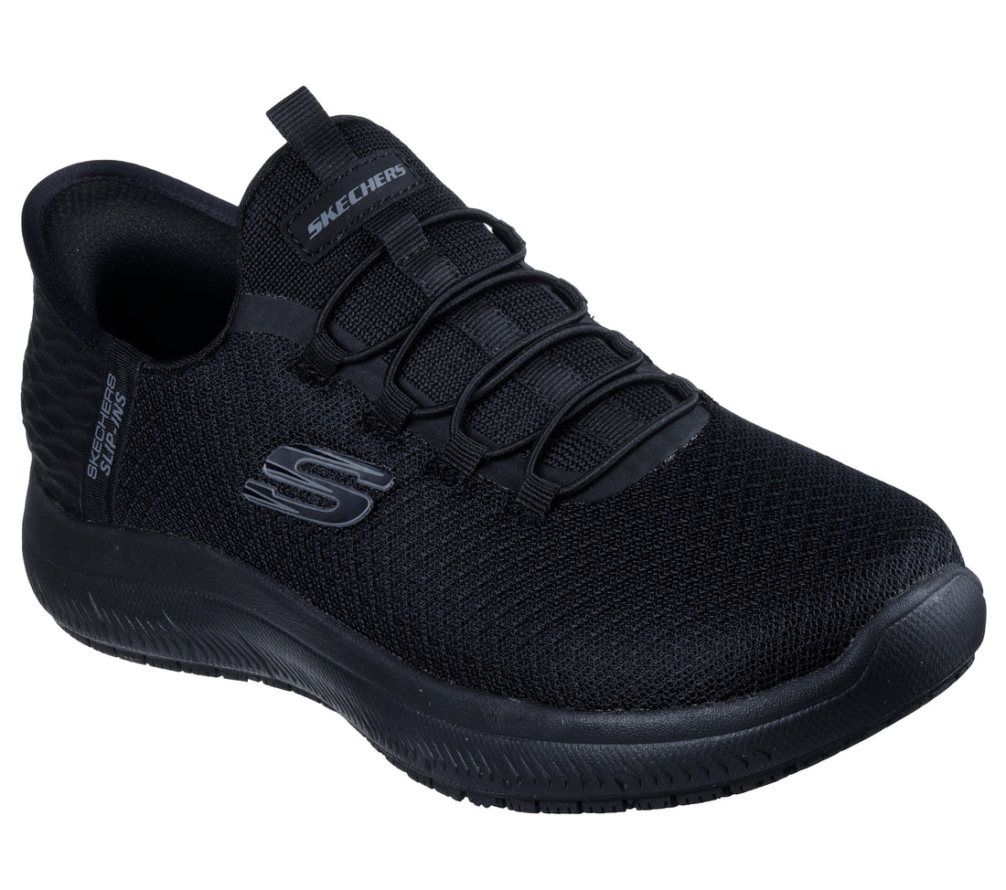 SKECHERS-Travail Slip ins Work Summits SR Enslee W Femmes Travail en tissu noir 