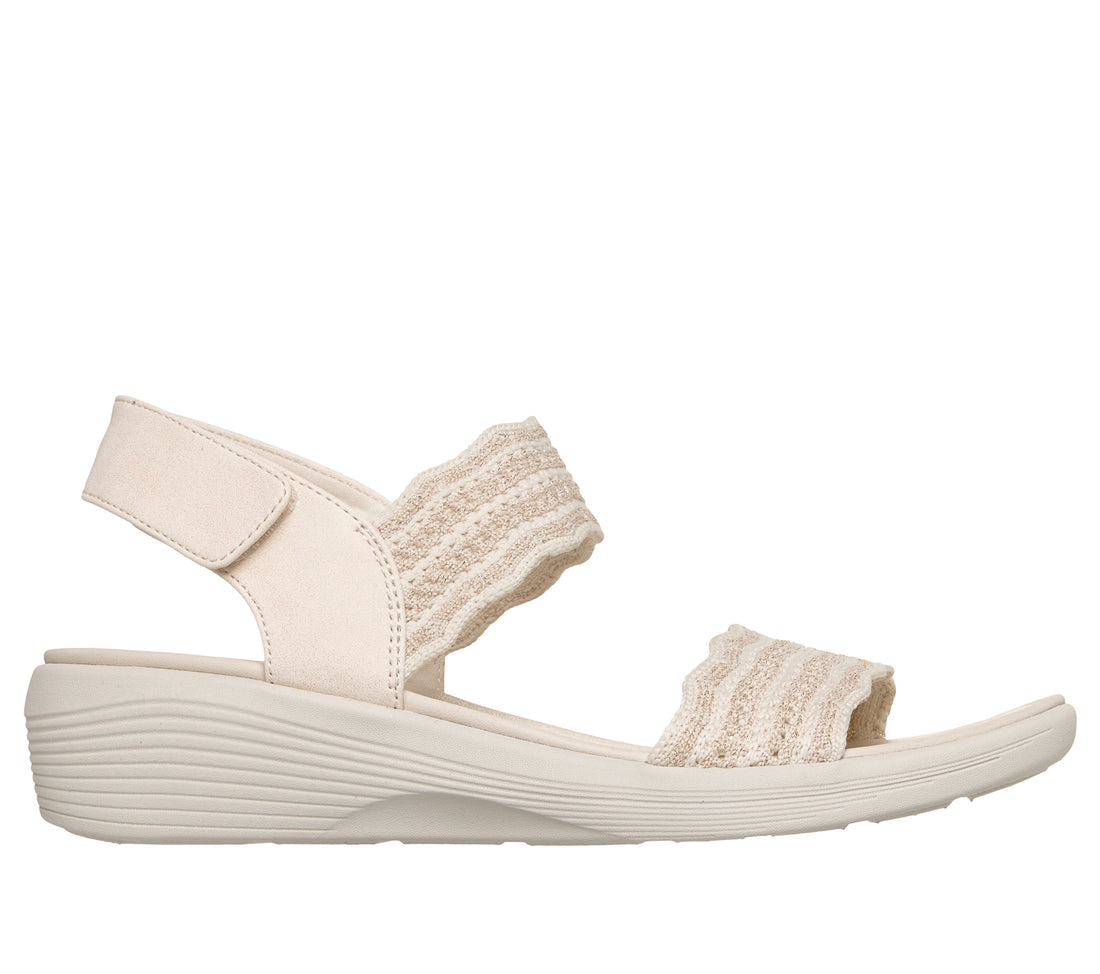 SKECHERS Arya W  women casual in Off-White-Metallic-Knit – product view