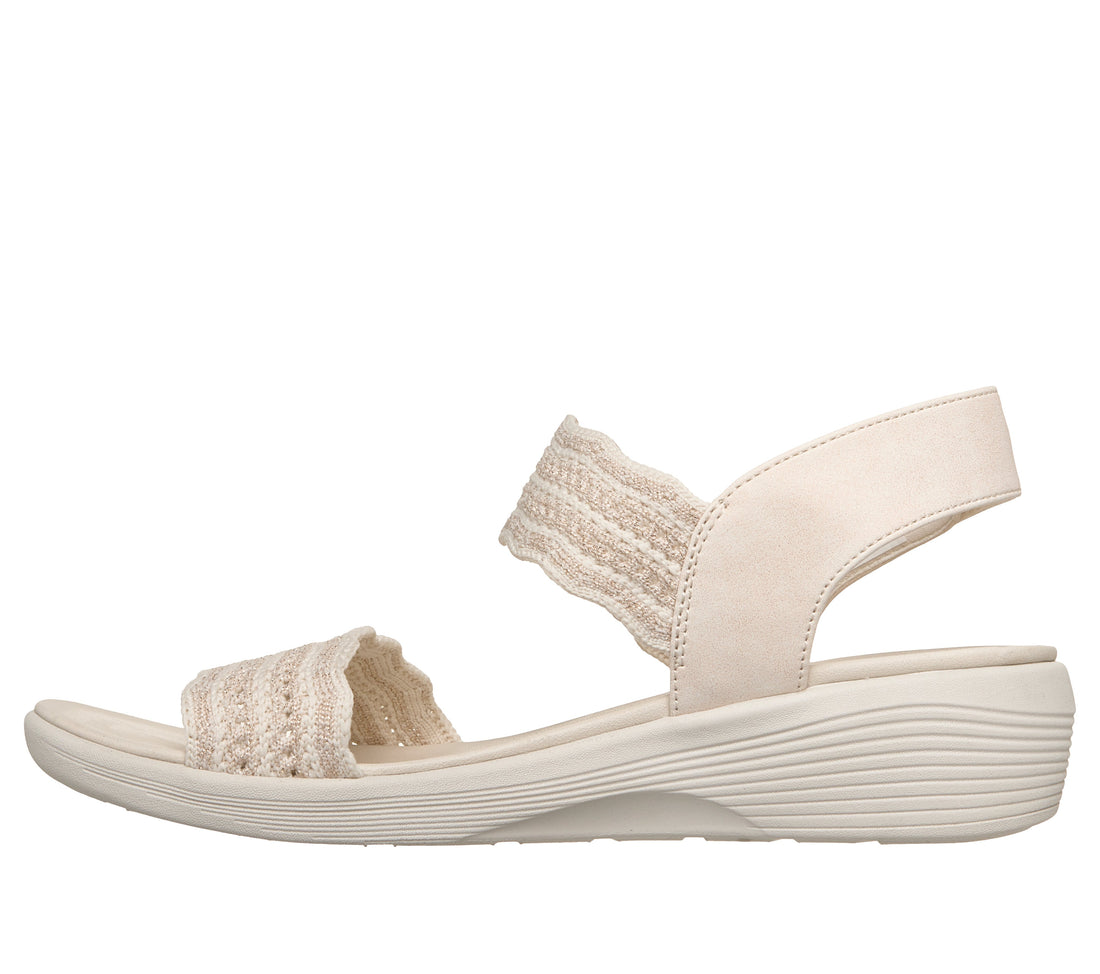 SKECHERS Arya W  women casual in Off-White-Metallic-Knit – product view