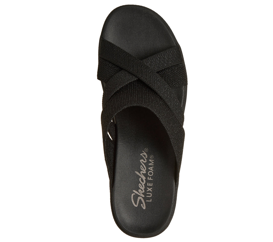 SKECHERS Parallel Lite W Noir Femmes Décontractées en tricot étincelant noir
