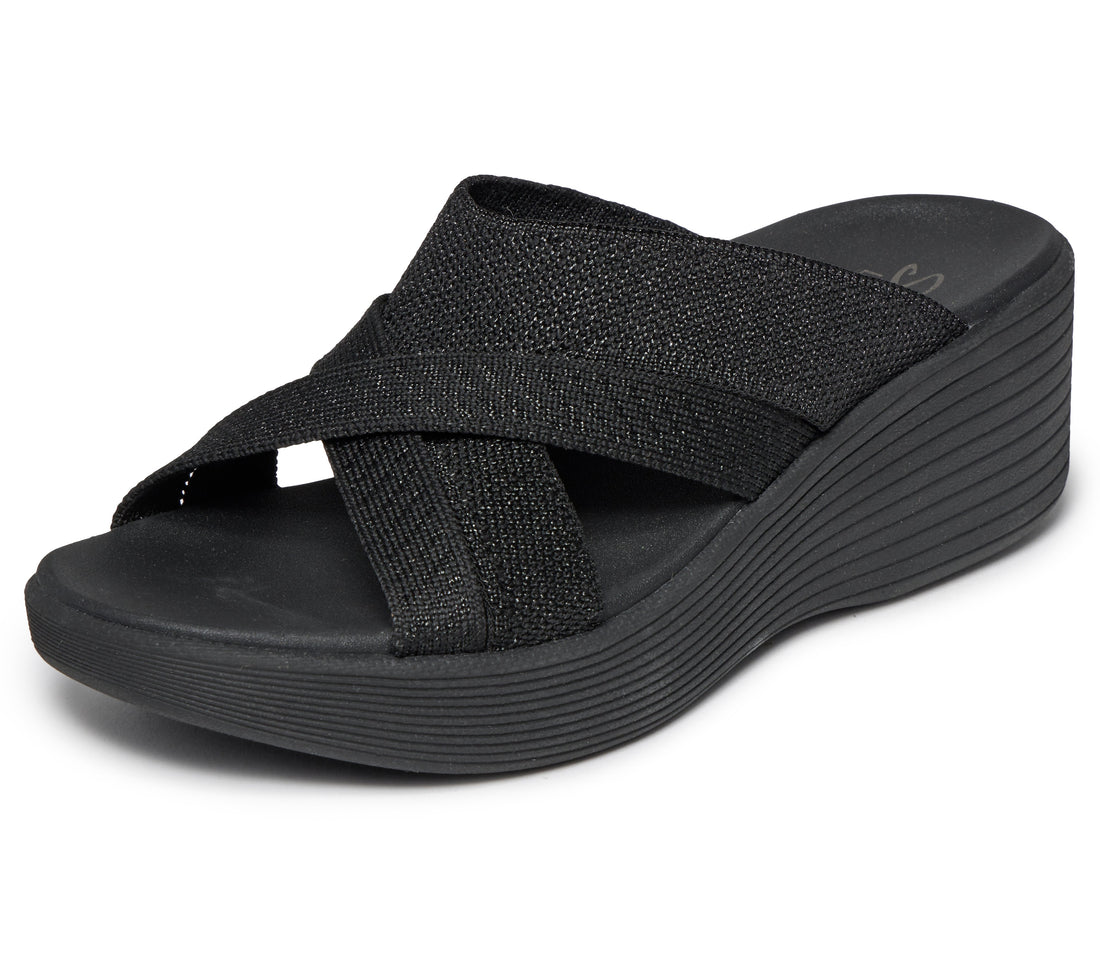 SKECHERS Parallel Lite W Noir Femmes Décontractées en tricot étincelant noir