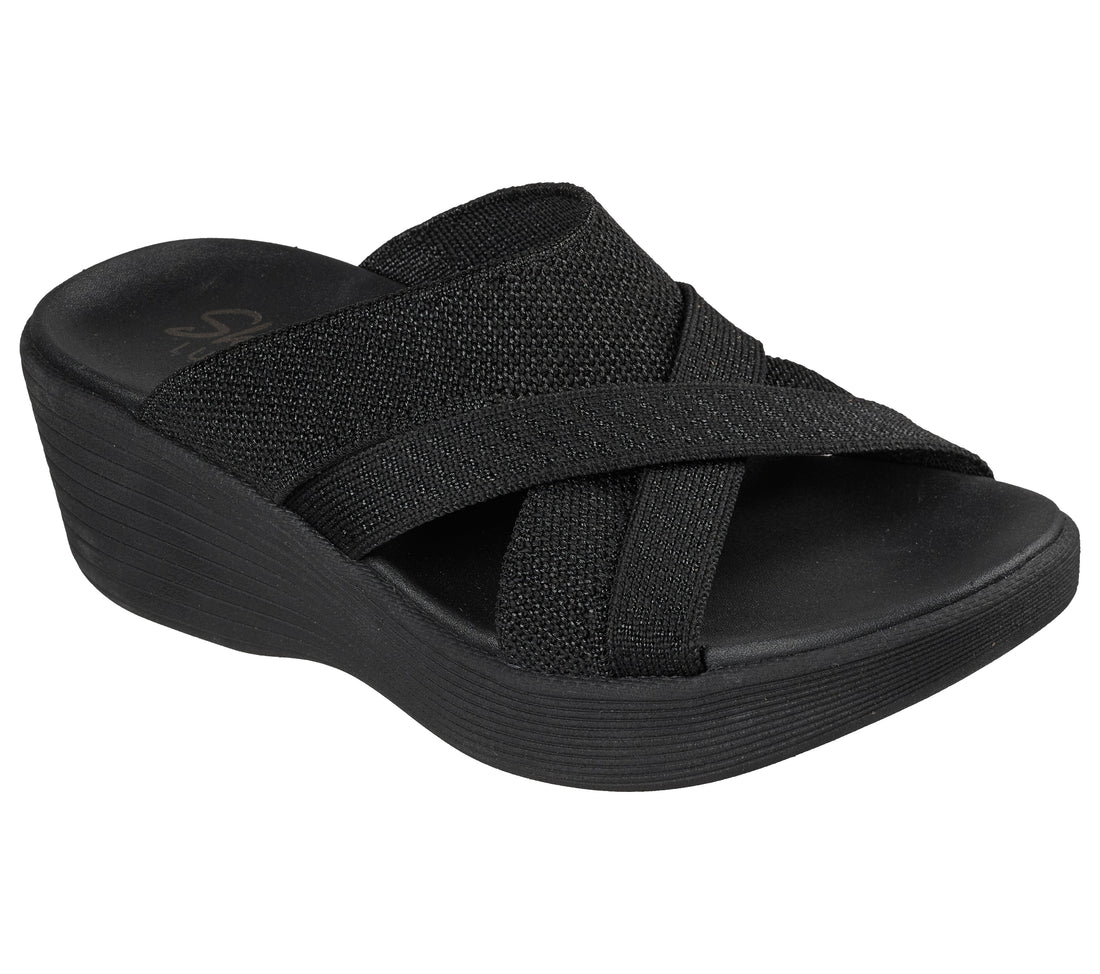 SKECHERS Parallel Lite W women casual in Black-Sparkle-Knit – product view