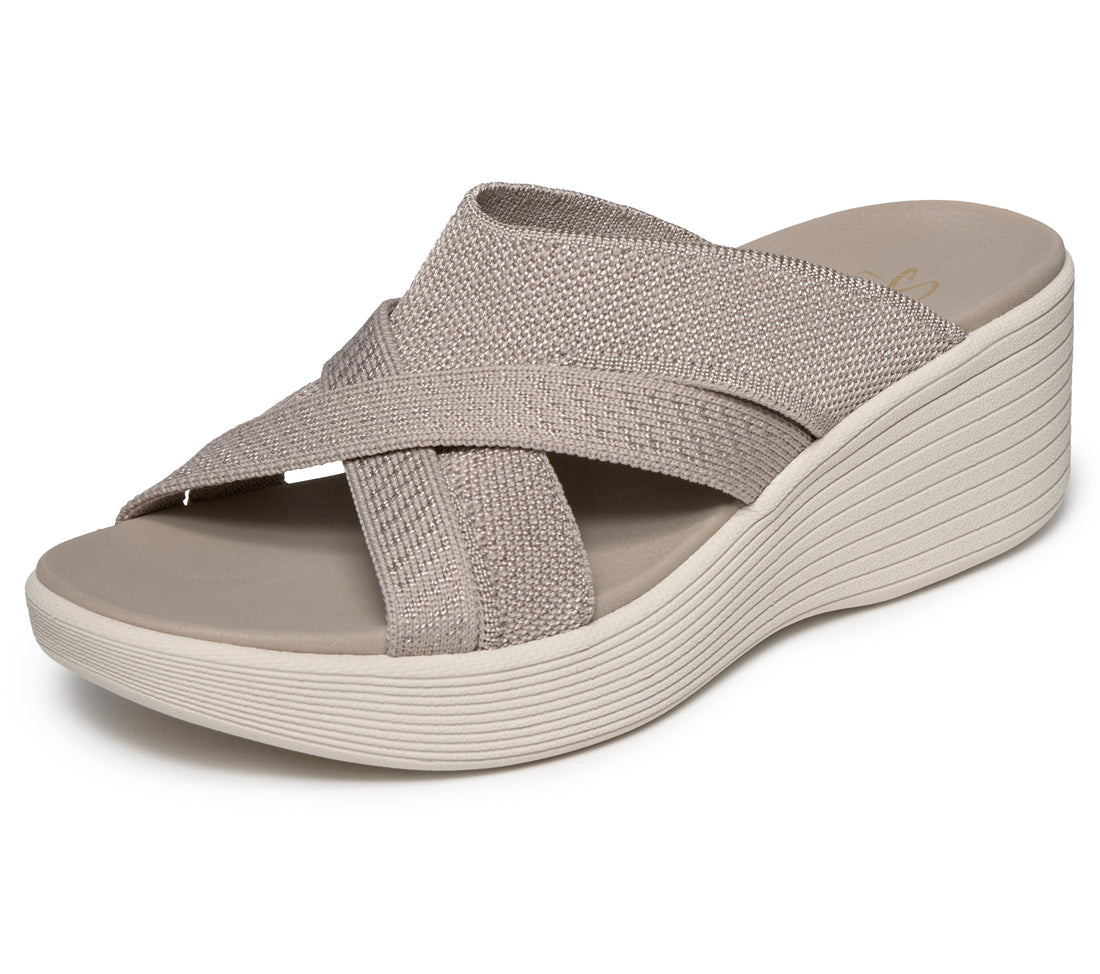 SKECHERS Parallel Lite W Femmes Décontractées in Taupe-Sparkle-Knit – product view