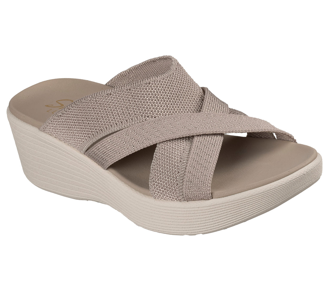 SKECHERS Parallel Lite W Taupe women casual in Taupe-Sparkle-Knit – product view
