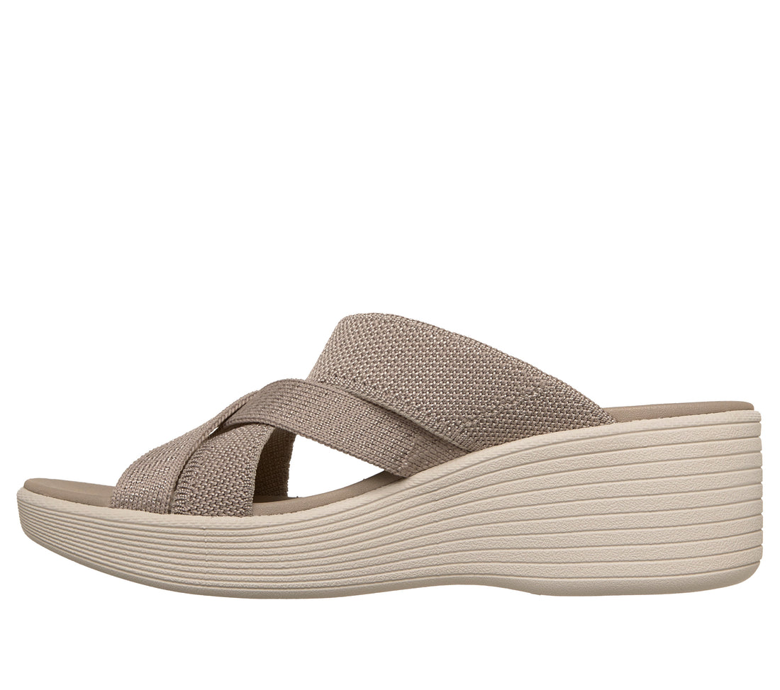 SKECHERS Parallel Lite W Taupe women casual in Taupe-Sparkle-Knit – product view
