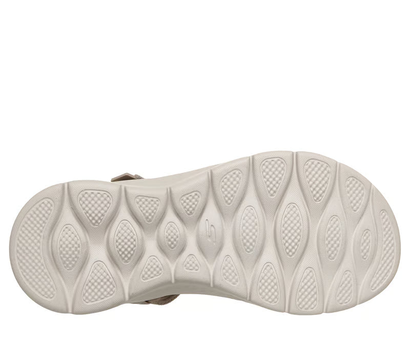 SKECHERS Slip Ins Go Walk Flex Sandal W Femmes sport en Taupe