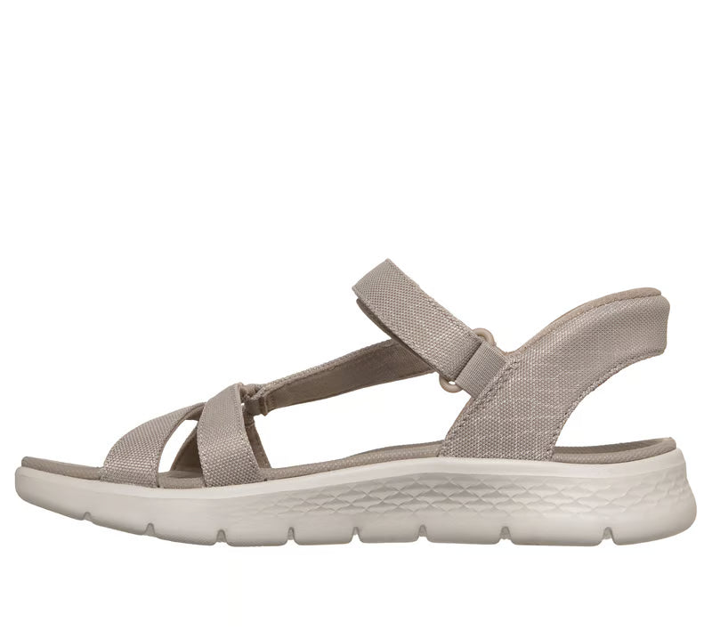 SKECHERS Slip Ins Go Walk Flex Sandal W Femmes sport en Taupe