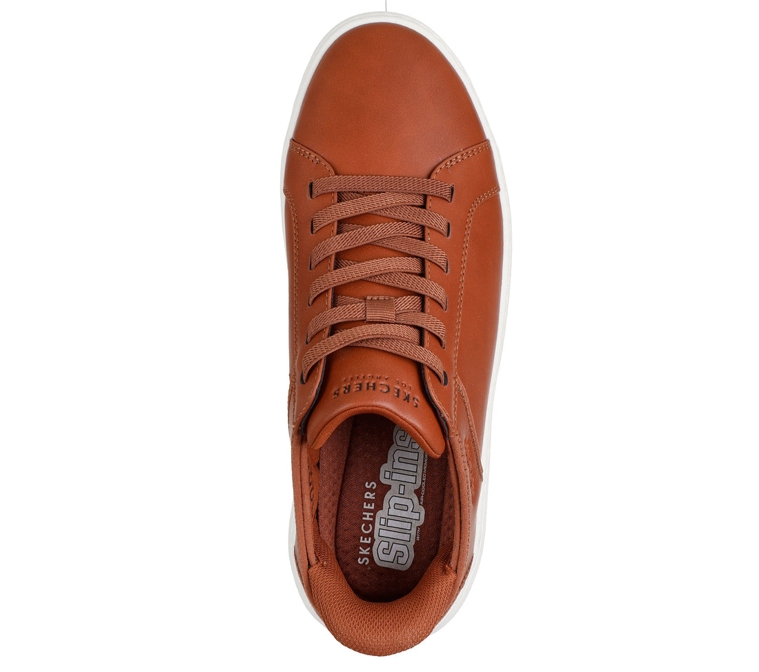 SKECHERS Slip ins Court Break  Double Vented M  men sneaker in Cognac – product view