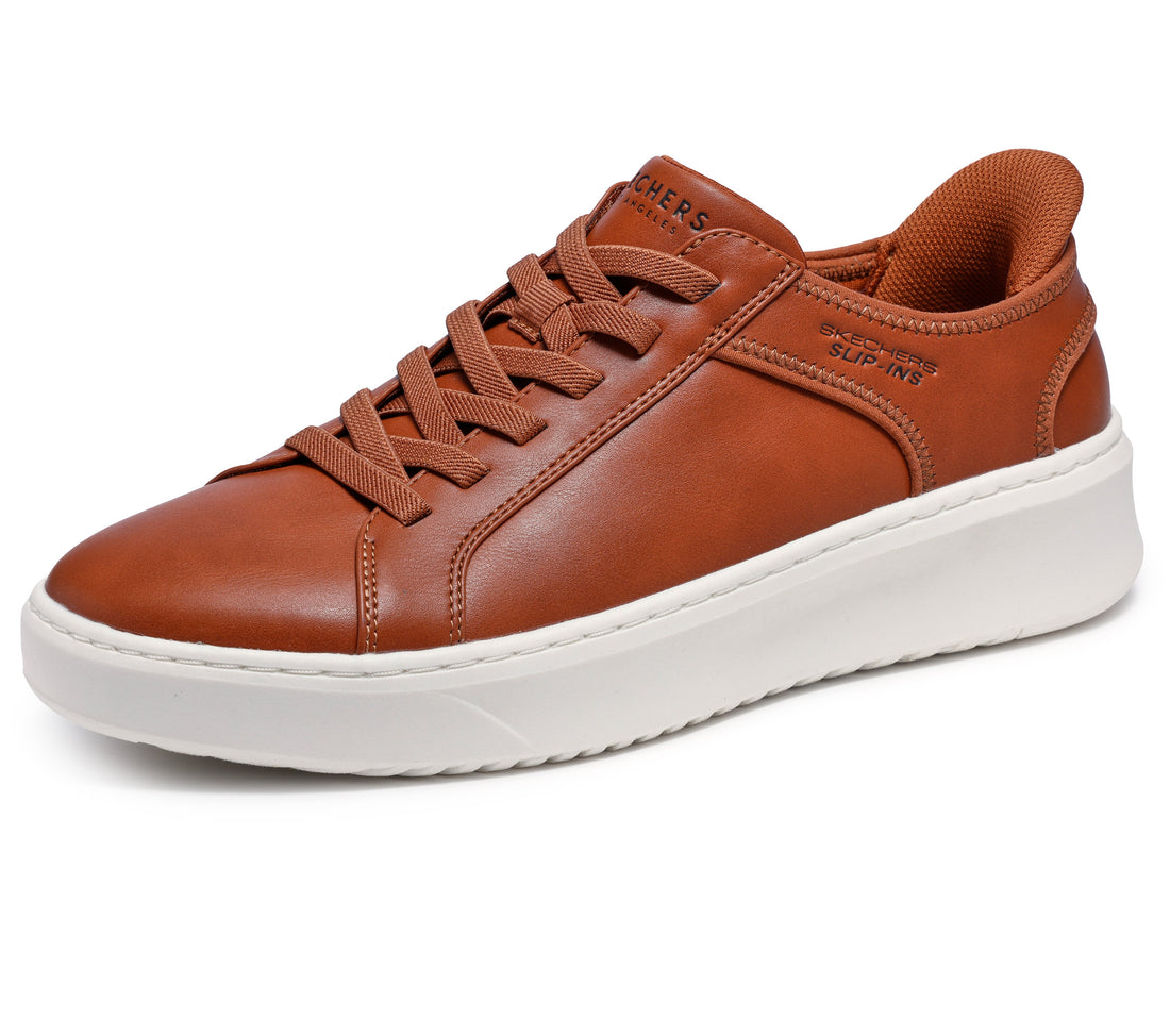 SKECHERS Slip ins Court Break  Double Vented M  men sneaker in Cognac – product view