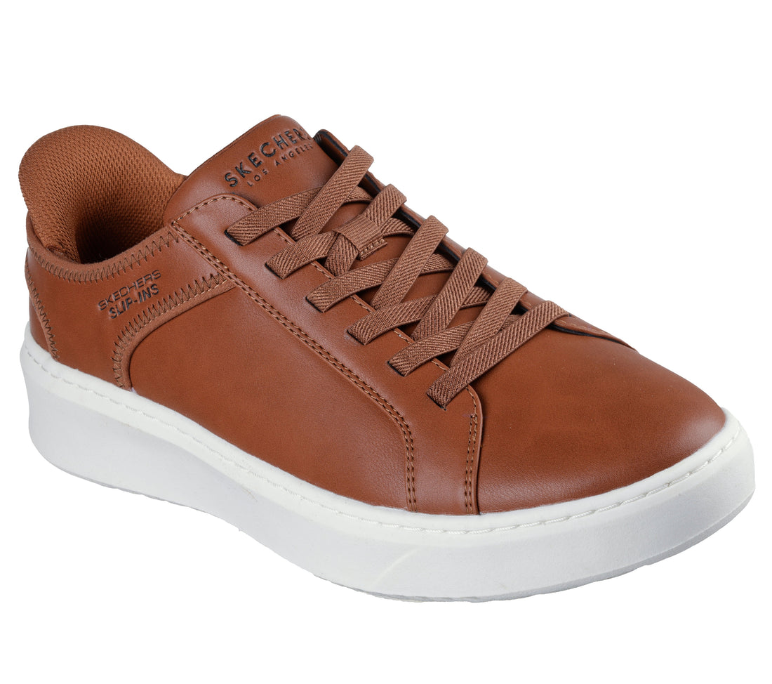 SKECHERS Slip ins Court Break  Double Vented M  men sneaker in Cognac – product view