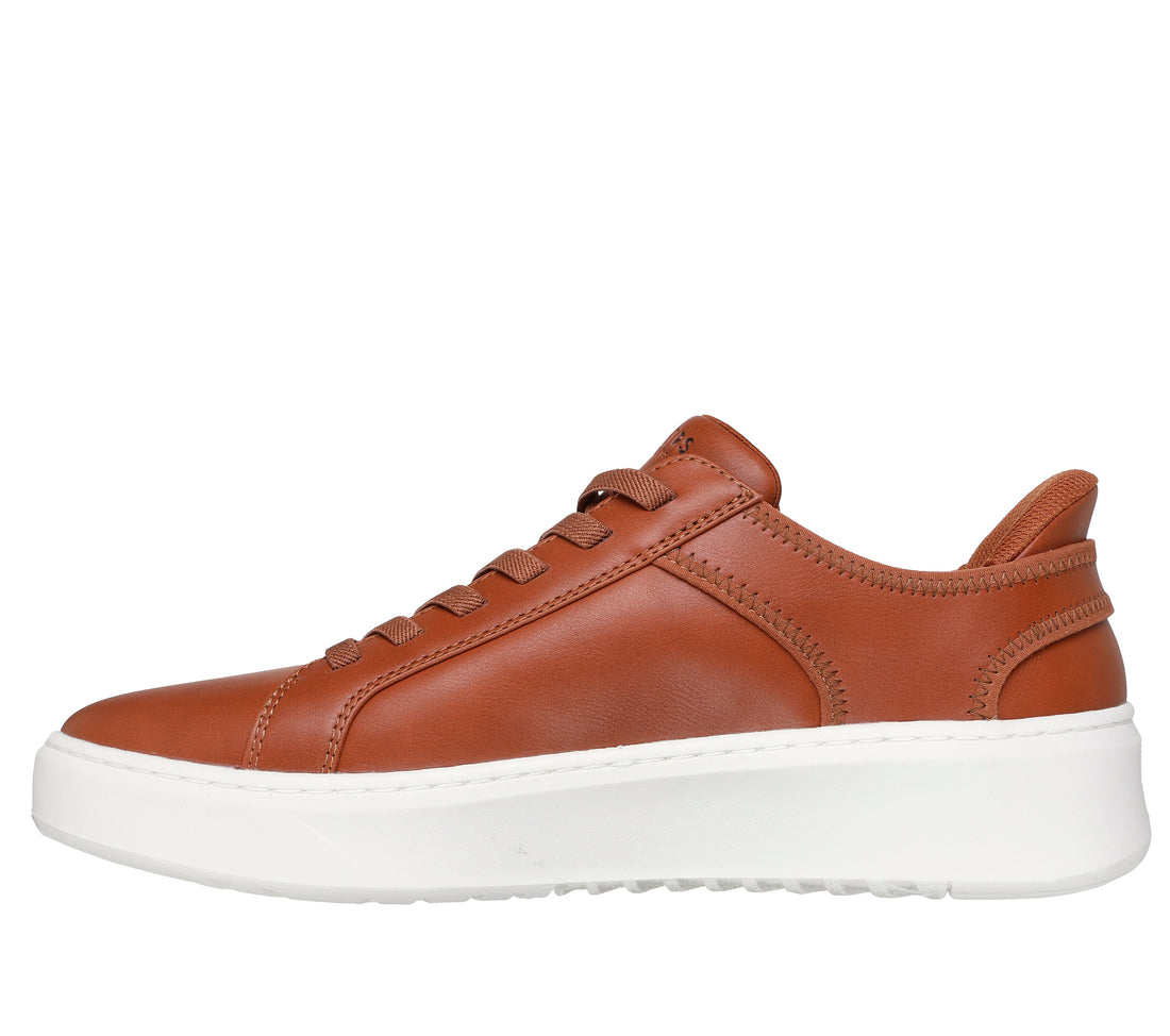 SKECHERS Slip ins Court Break  Double Vented M  men sneaker in Cognac – product view