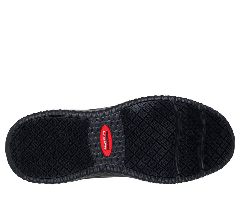 SKECHERS-WORK Work Delson 3.0 SR M men work in Black-Leather/Synthetic/Textile – product view