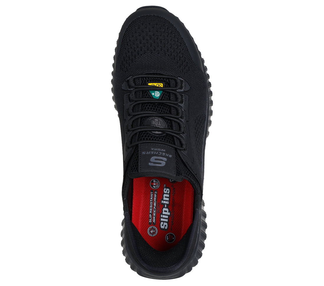 SKECHERS-Travail Cicades Fletchit M Hommes Travail en noir