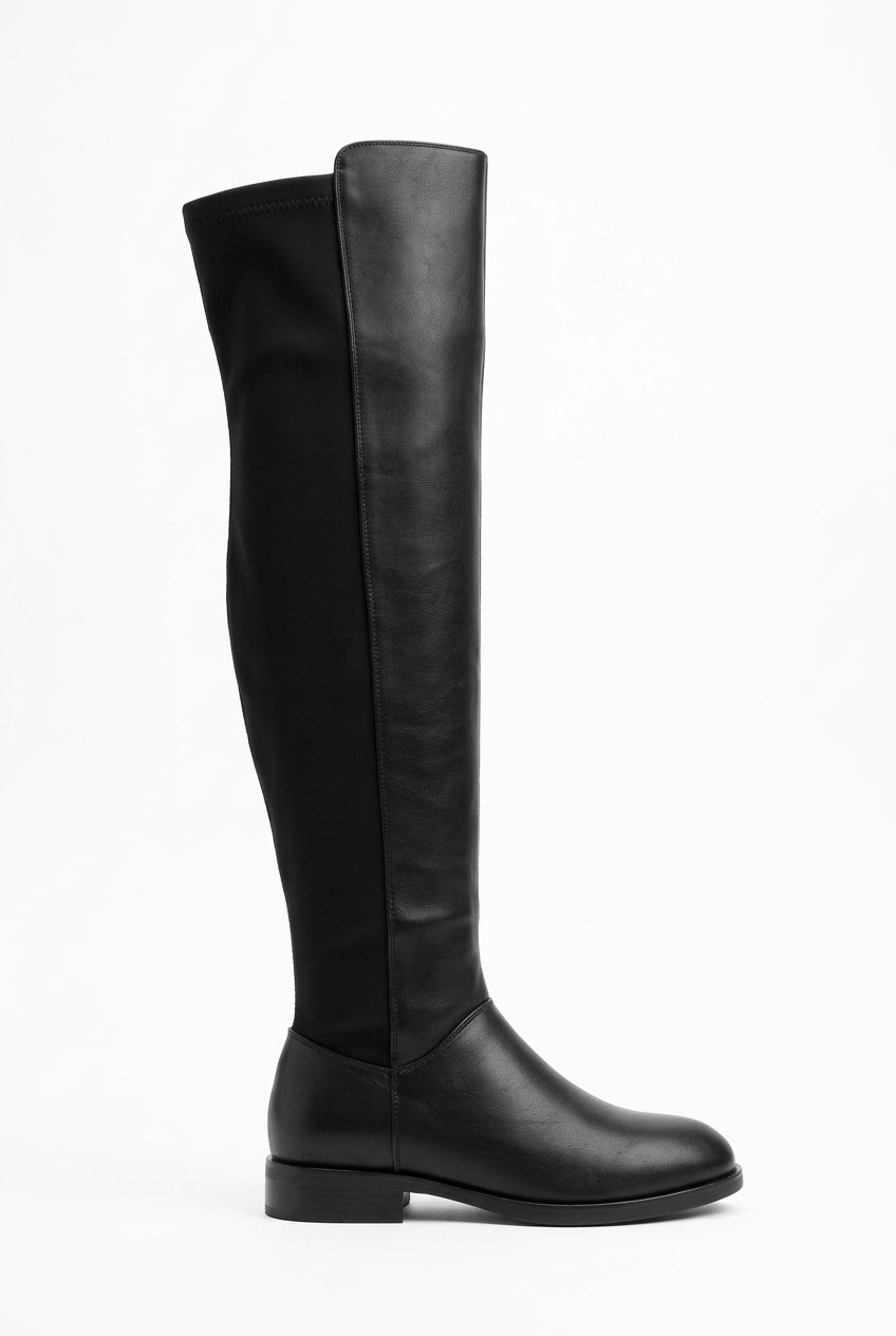 AQUA MODA Checkmate Too Women Casual Boots Black - product view