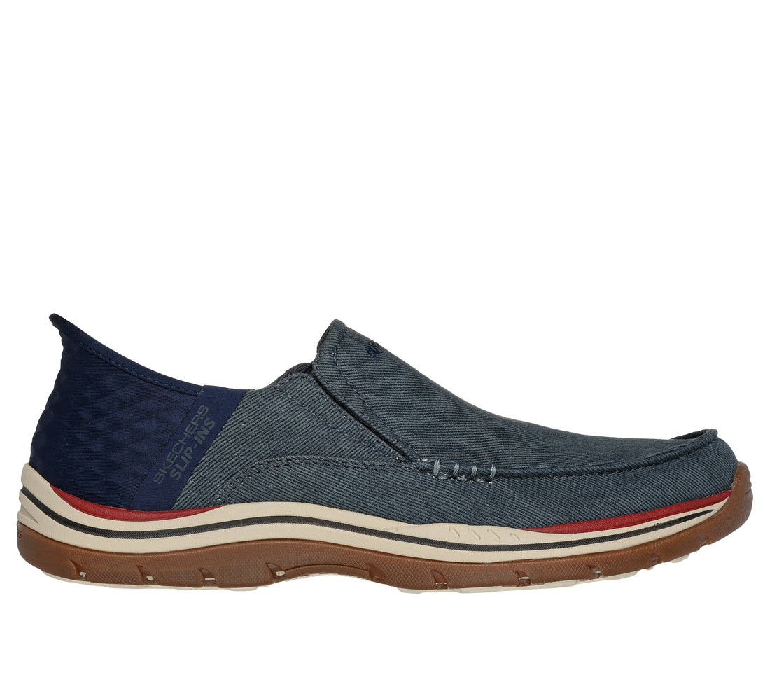 Skechers Slip-ins Relaxed Fit: Expected - Cayson M Men Shoes Casual in navy - product view