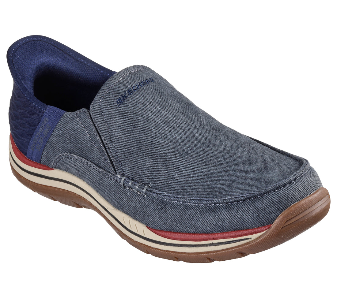 Skechers Slip-ins Relaxed Fit: Expected - Cayson M Men Shoes Casual in navy - product view