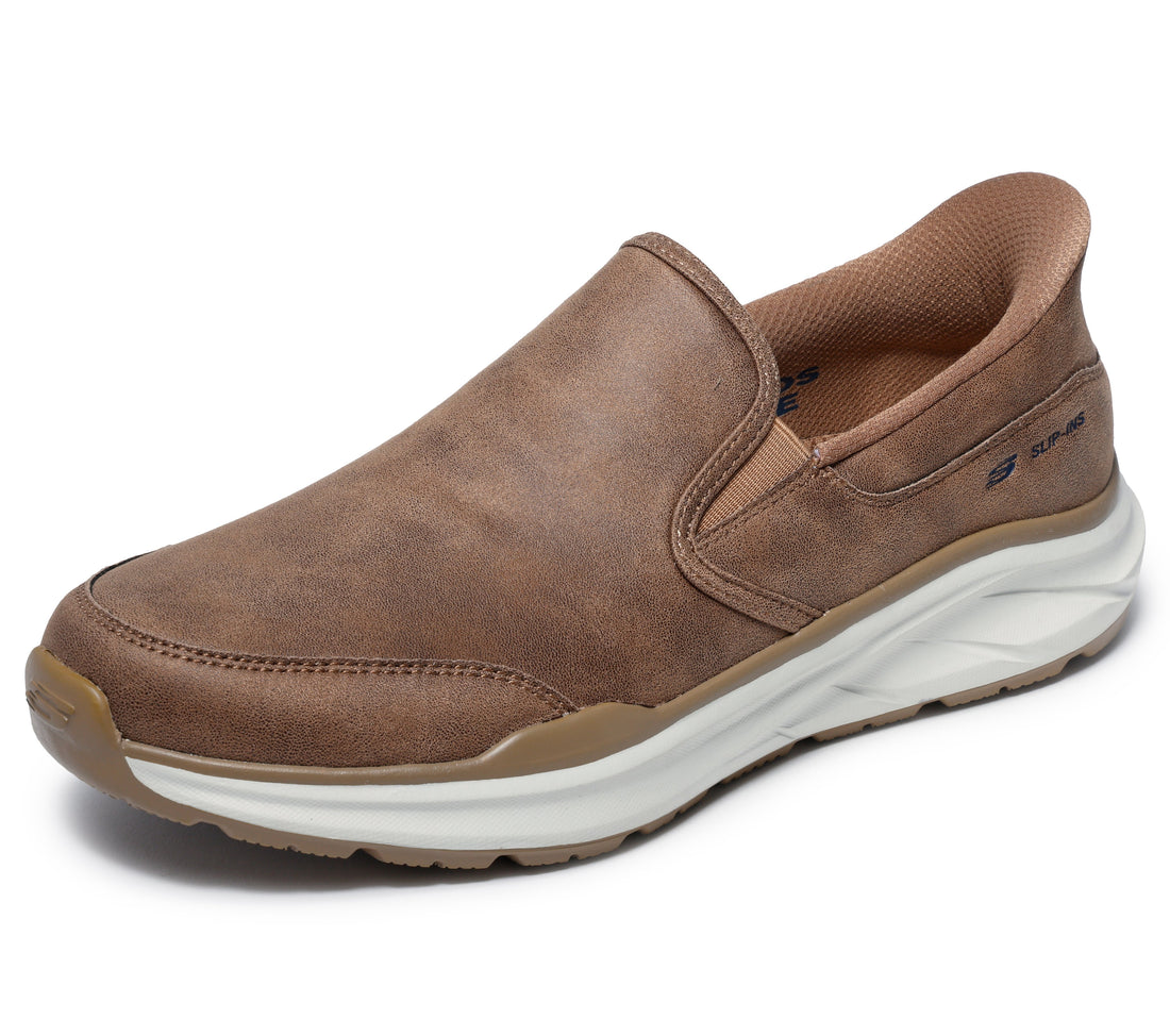 Skechers Slip-ins Relaxed Fit: Equalizer 6.0 - Zorlo M Men Shoes Casual in brown - product view 