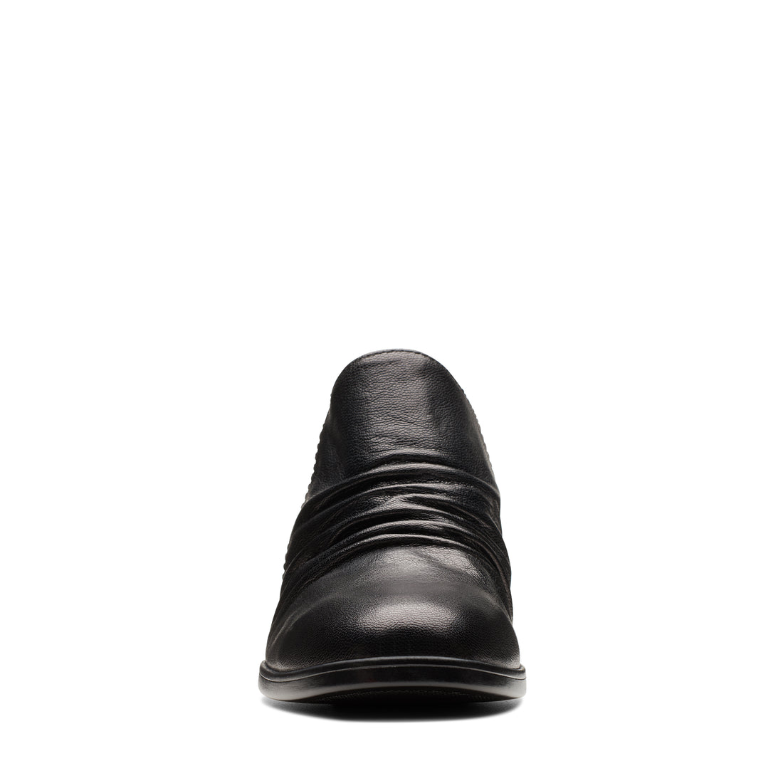 CLARKS Emily2-Cove-Wide Femmes Décontractées en cuir noir