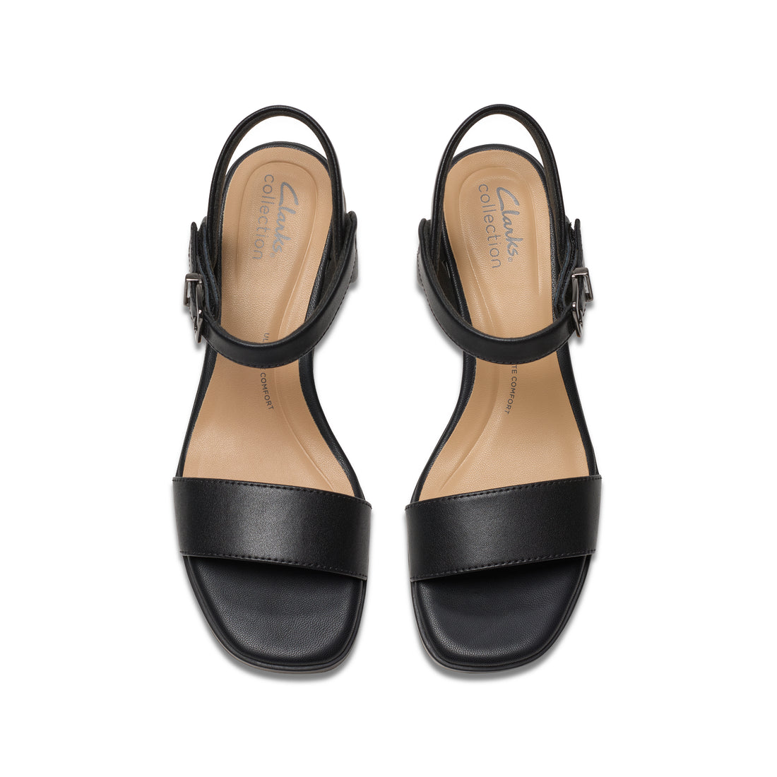 CLARKS Jaylan Ray Black women casual in Black-Leather – product view