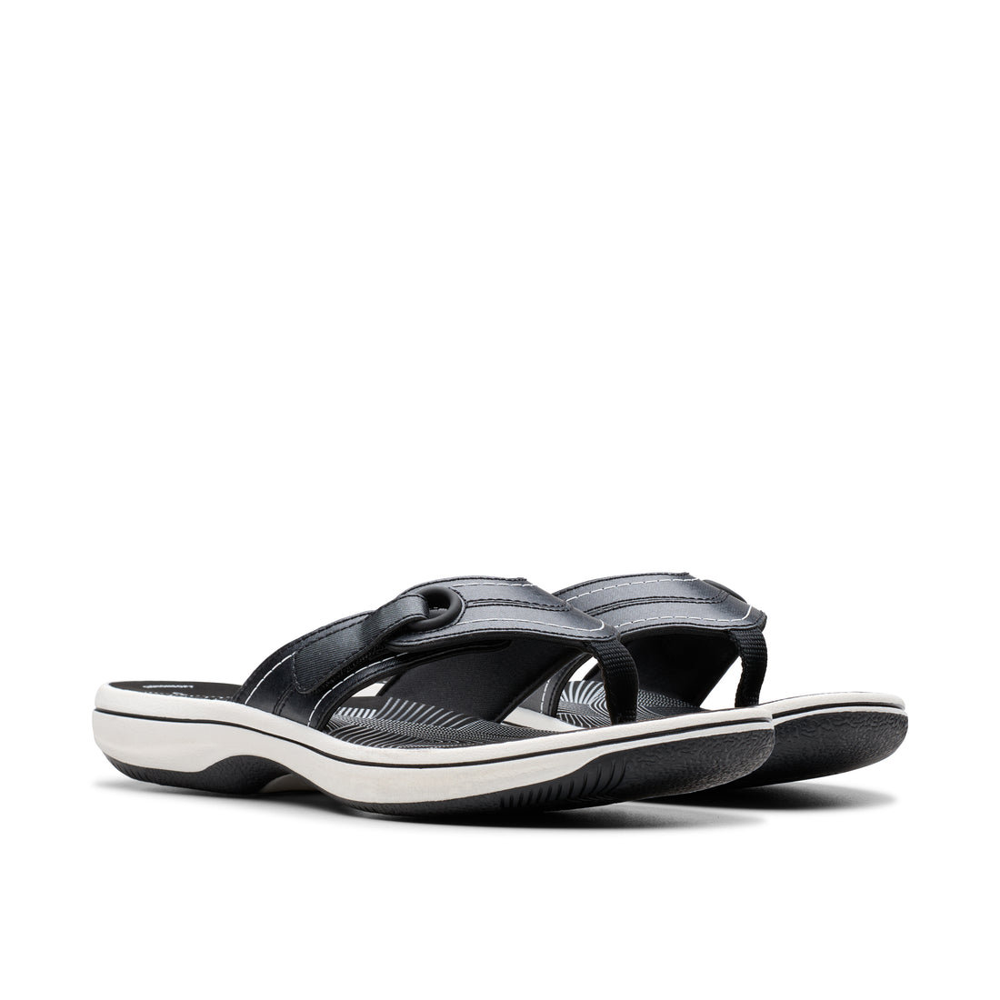 Clarks Breeze Reyna Women Sandals Casuals in Black - product view