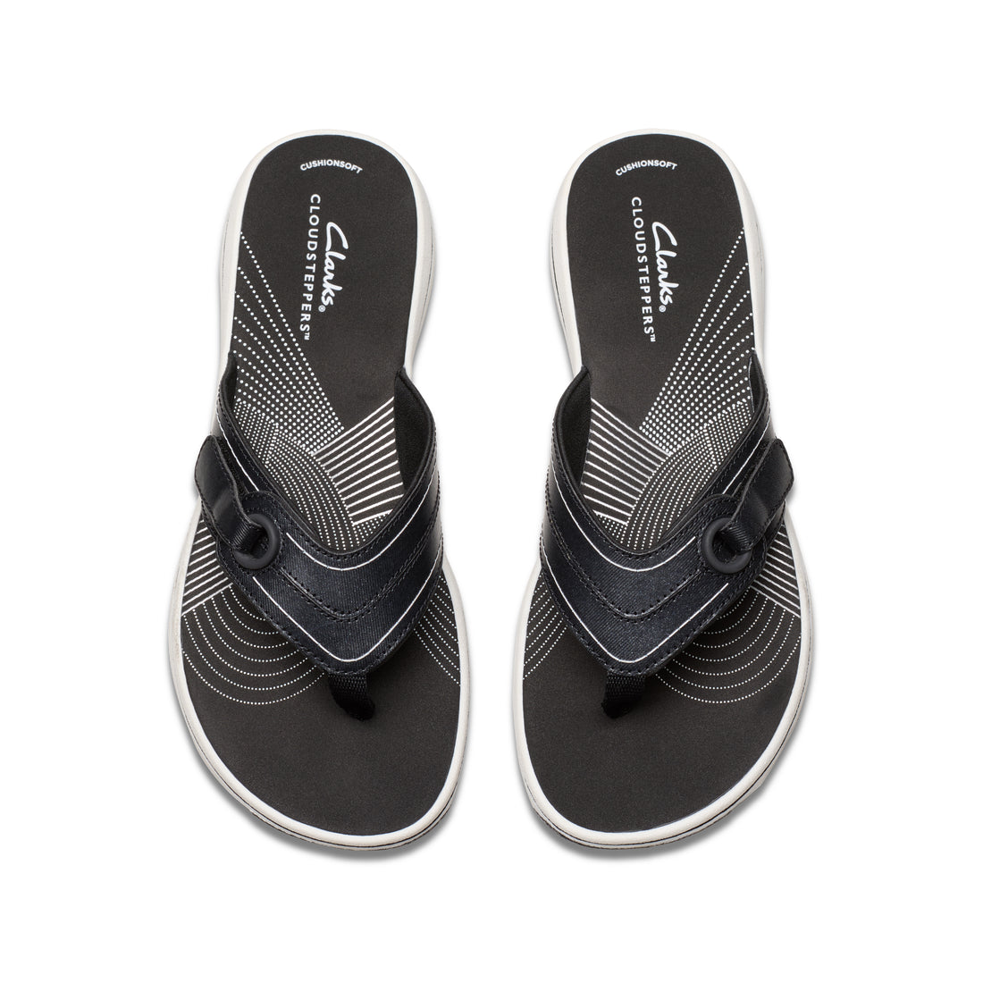 Clarks Breeze Reyna Women Sandals Casuals in Black - product view