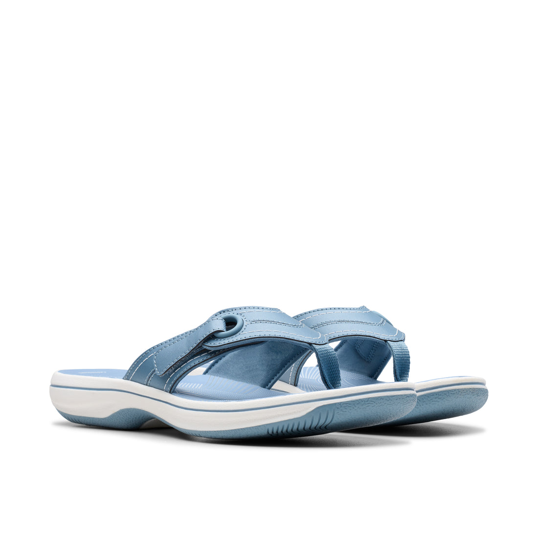 Clarks Breeze Reyna Women Sandals Casuals in Denim - product view