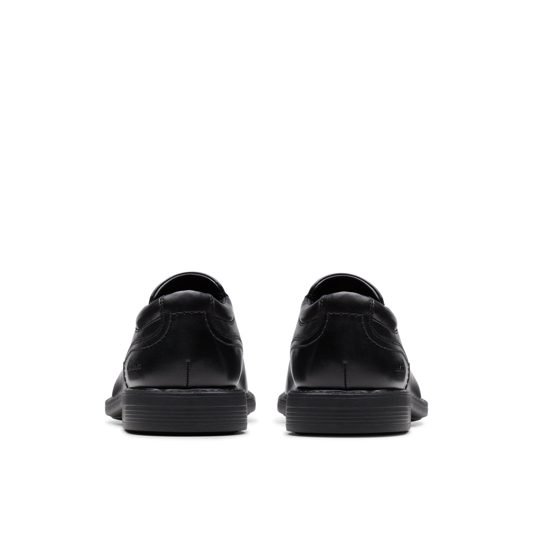 CLARKS Dresslite Step Wide Hommes Habillées en cuir noir
