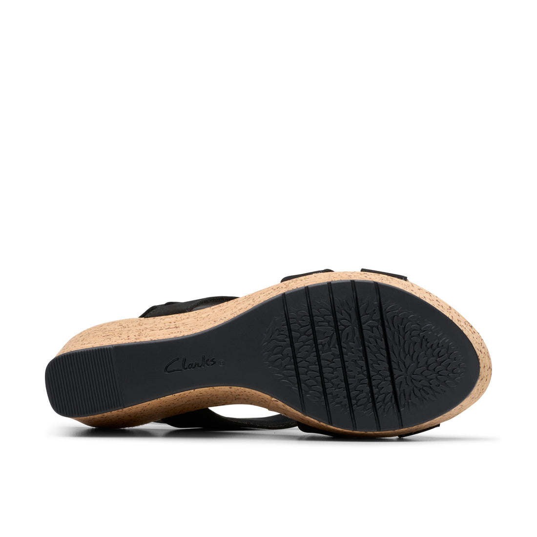 CLARKS Rose Style Femmes Décontractées en nubuck noir de qualité supérieure