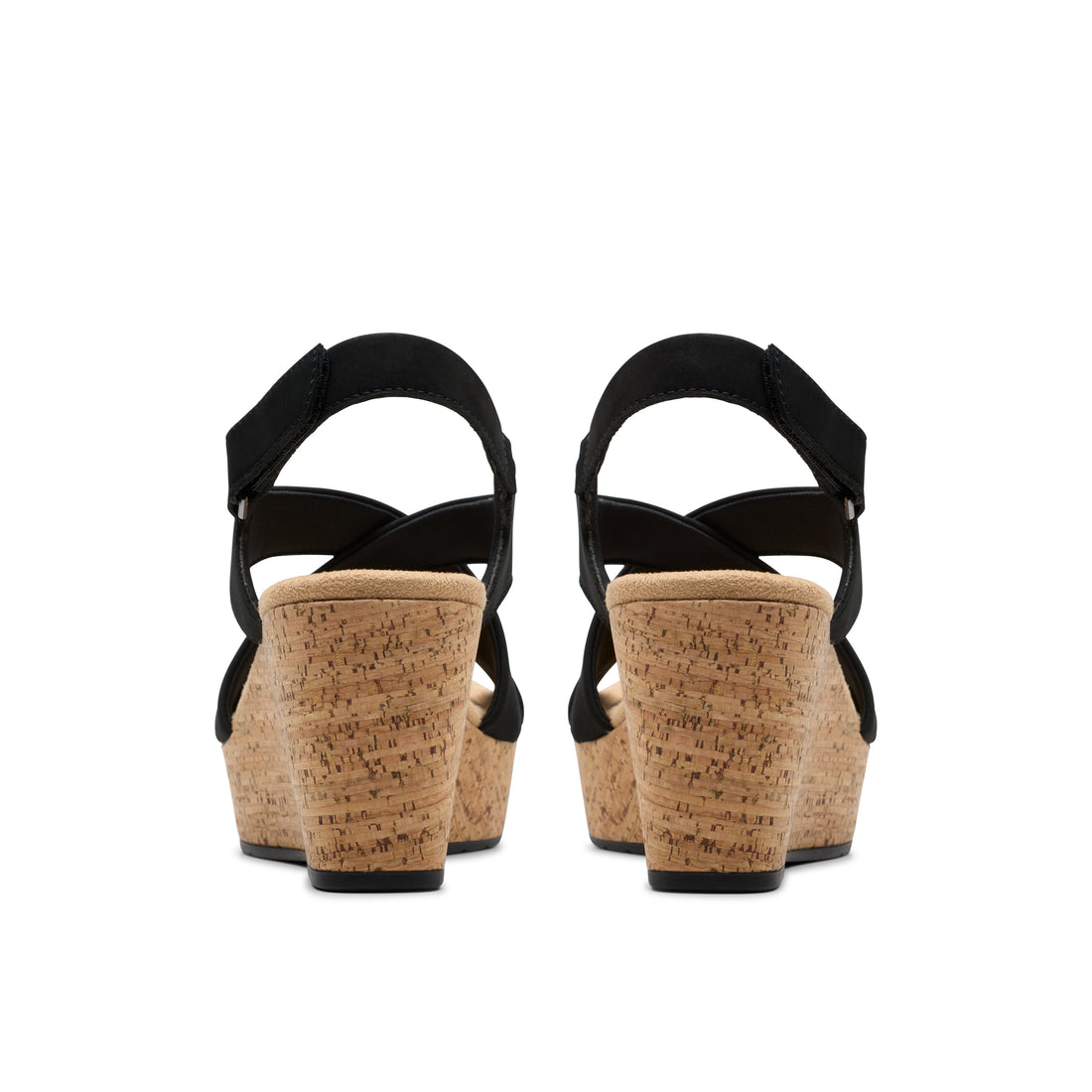 CLARKS Rose Style women casual in Black-Nubuck – product view