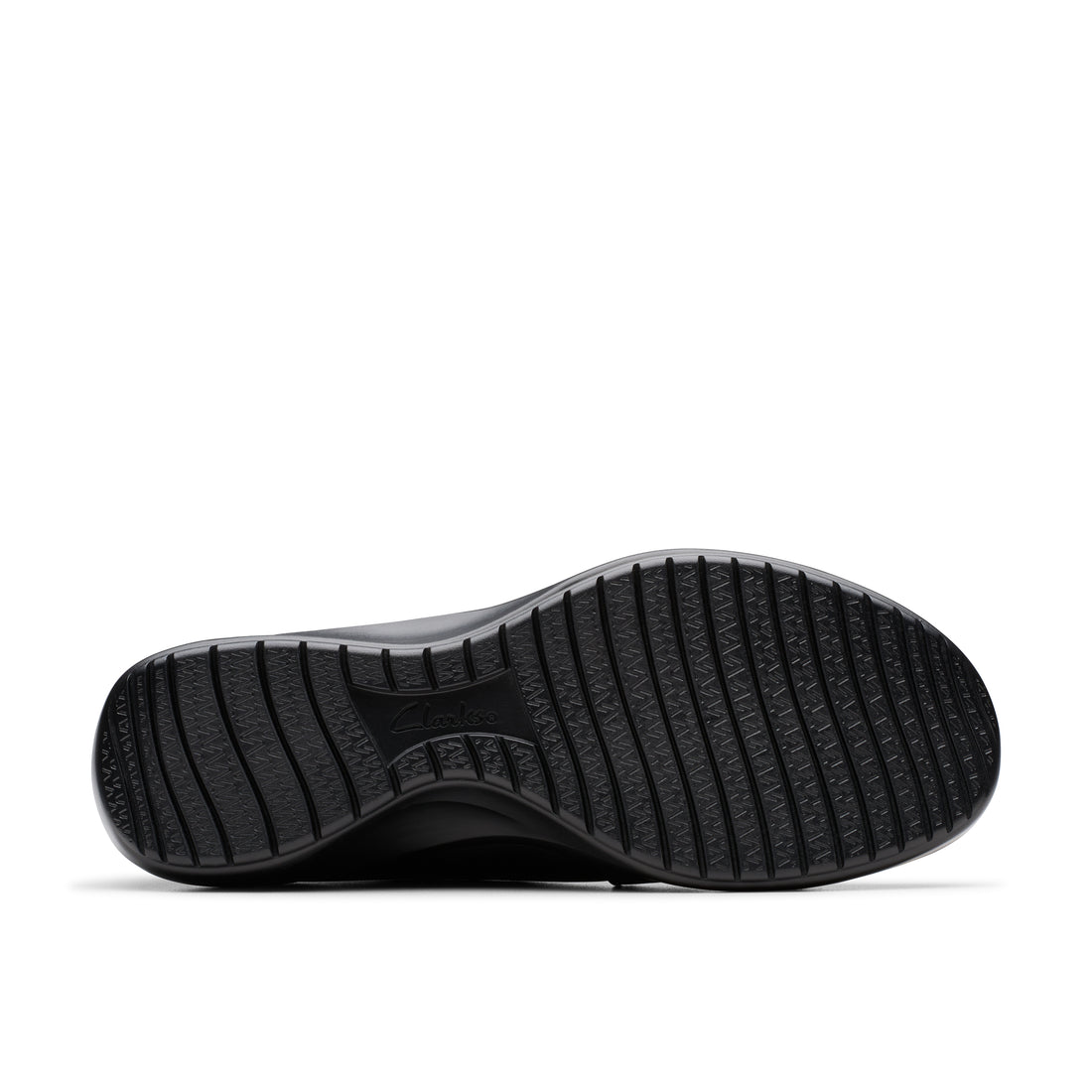 CLARKS Kaetlyn Rhea Wide Femmes Décontractées en cuir noir