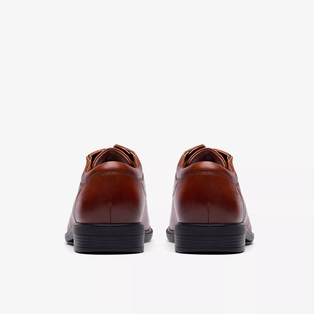 CLARKS Steadwell Cap Brun Hommes Habillées en cuir brun foncé