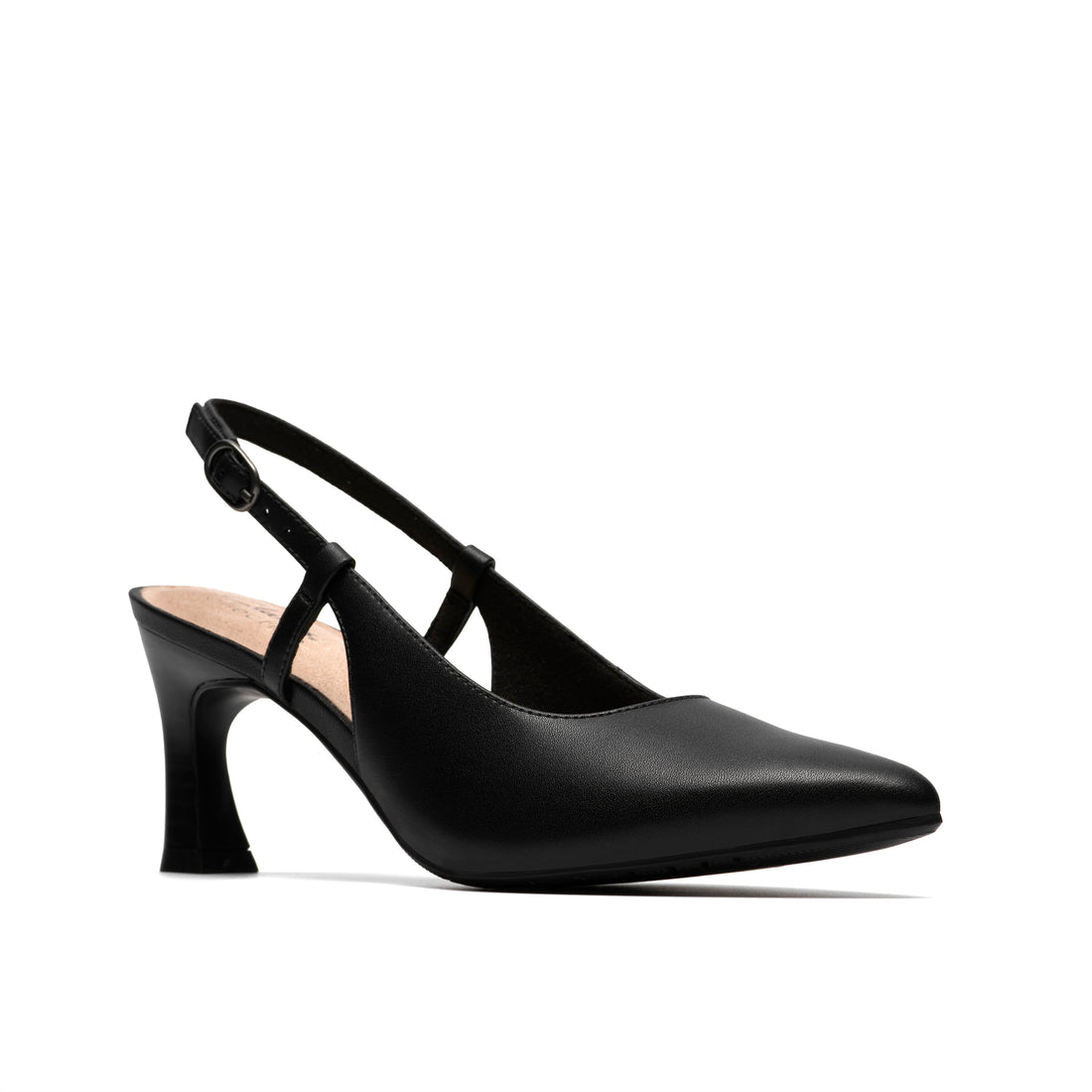 CLARKS Tammitha Strap Femmes Habillées en cuir noir de qualité supérieure