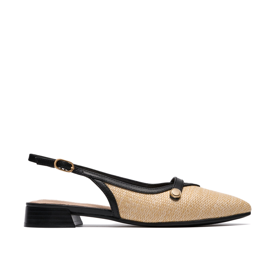 CLARKS Natalyn Sling Femmes Habillées in Natural-Raffia – product view