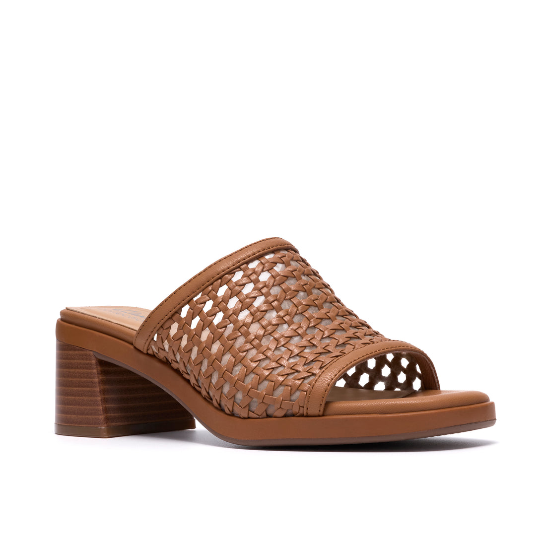 CLARKS Jaylan Slide Femmes Décontractées en cuir brun 