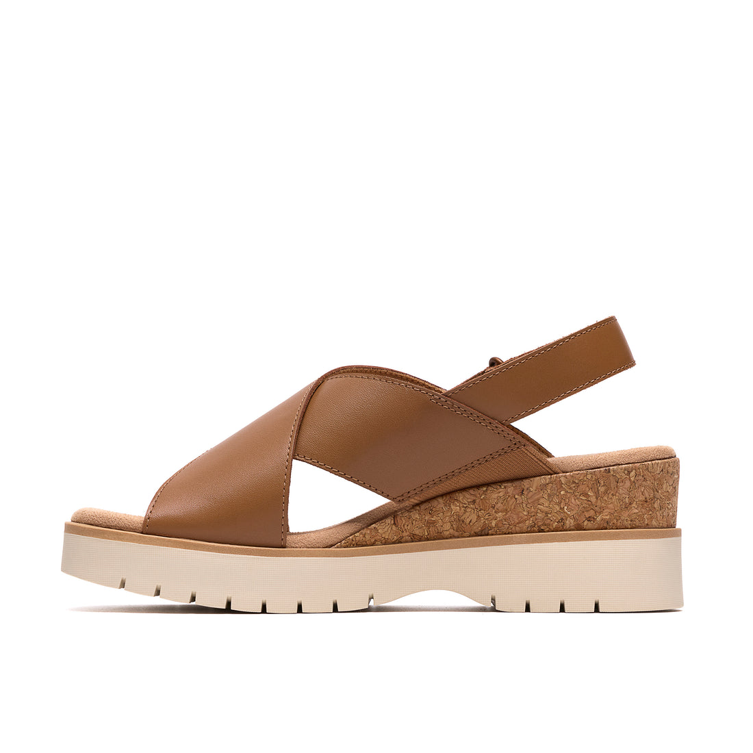 CLARKS Diaz Cross beige Femmes Décontractées  beige-cuir 