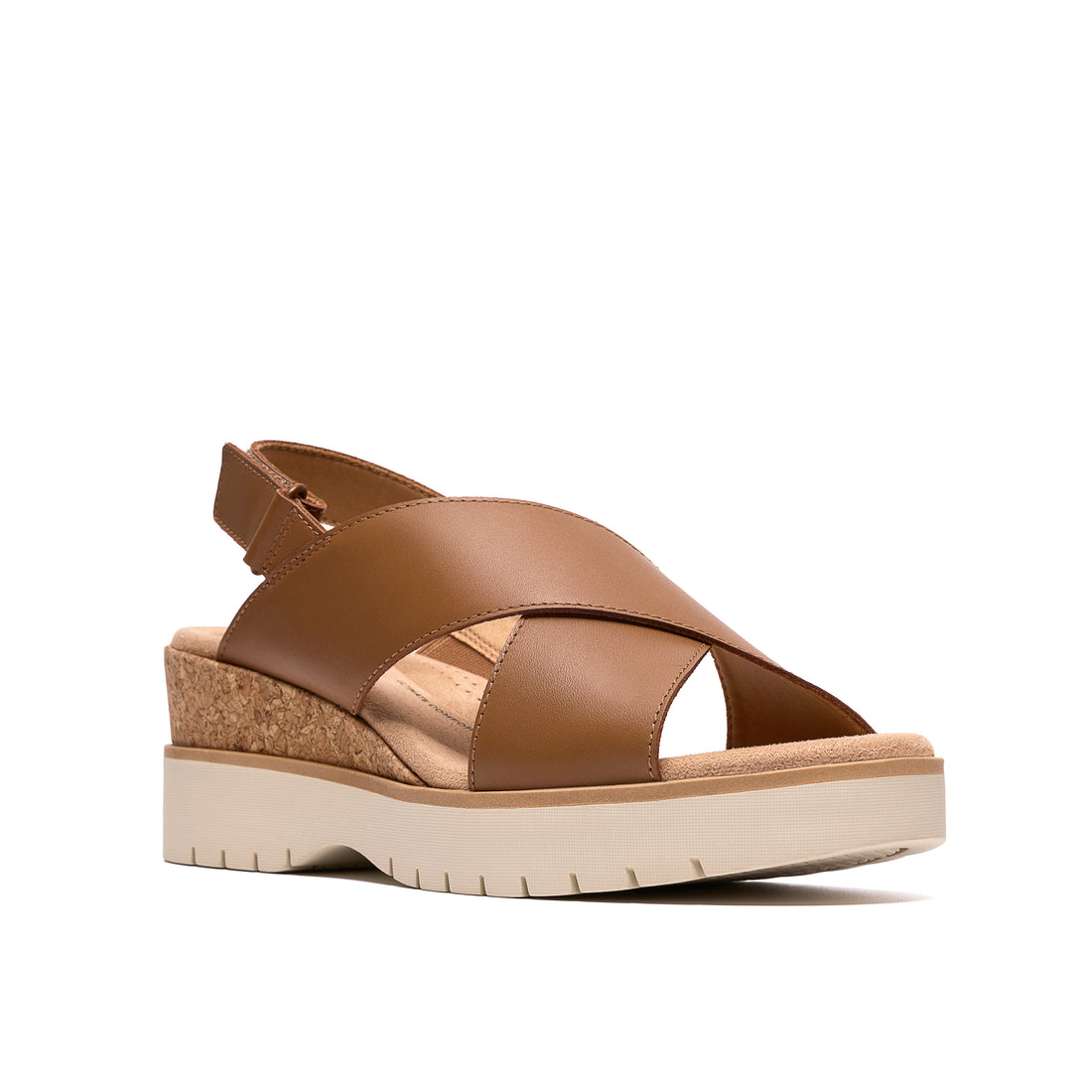 CLARKS Diaz Cross beige Femmes Décontractées  beige-cuir 
