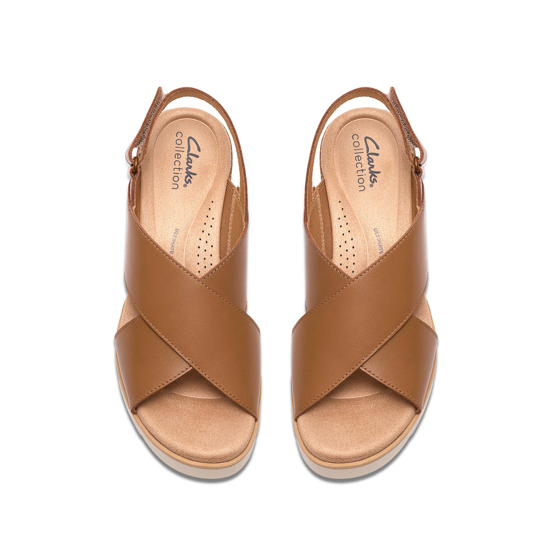 CLARKS Diaz Cross Tan women casual in Tan-Leather – product view