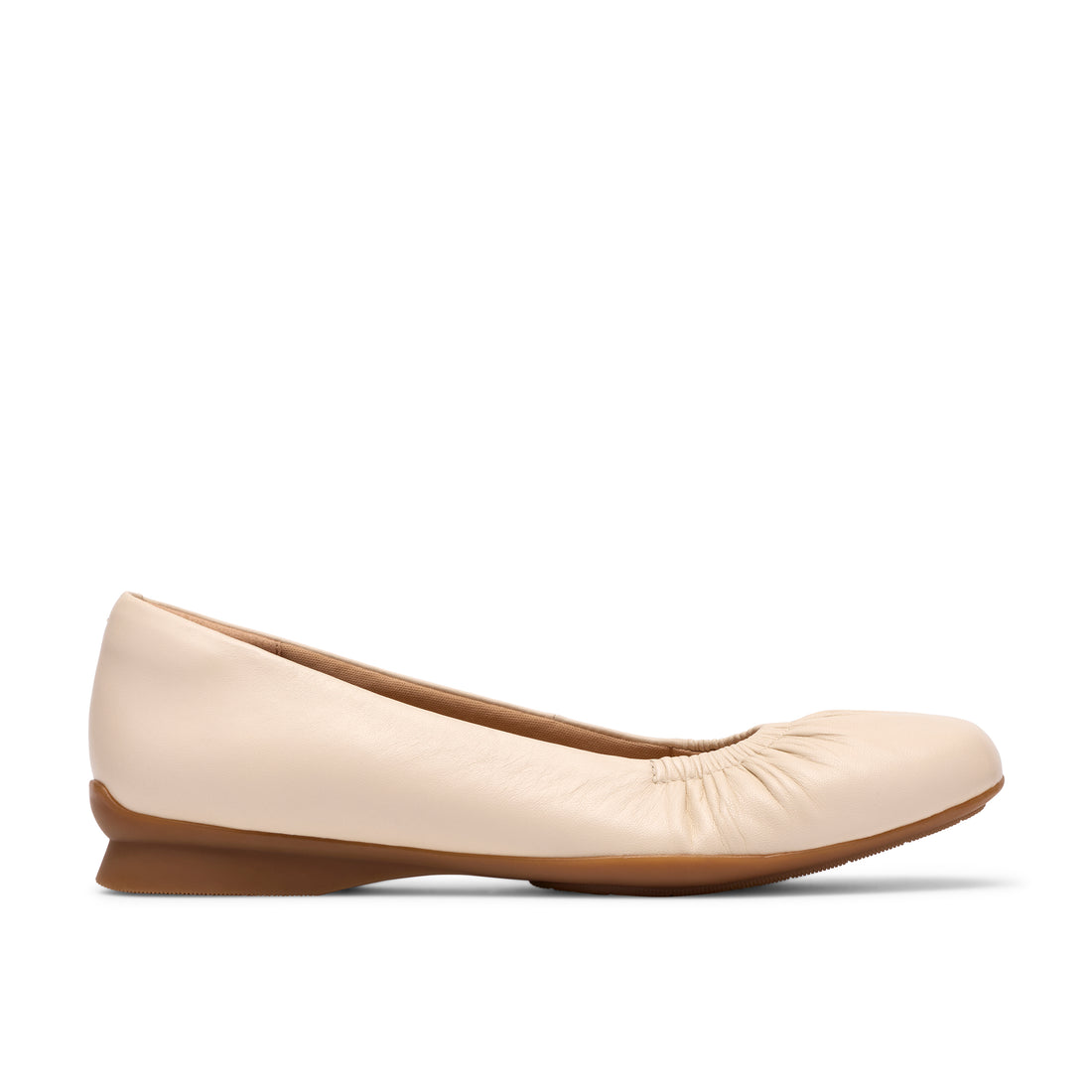 CLARKS Jazmynn Lo women casual in Cream-Leather – product view