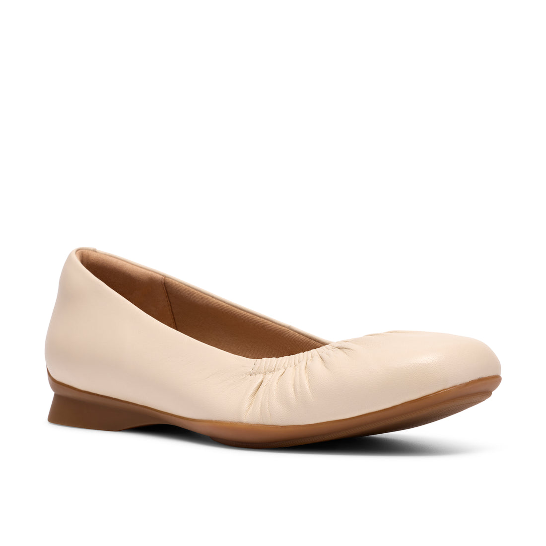 CLARKS  Jazmynn Lo Femmes Décontractées en cuir crème