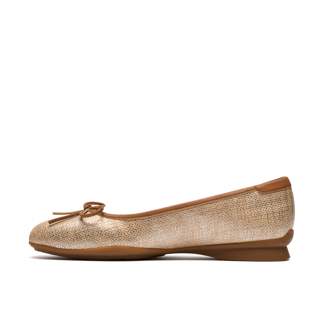 CLARKS Jazmynn Bow Femmes Décontractées in Tan-Interest – product view
