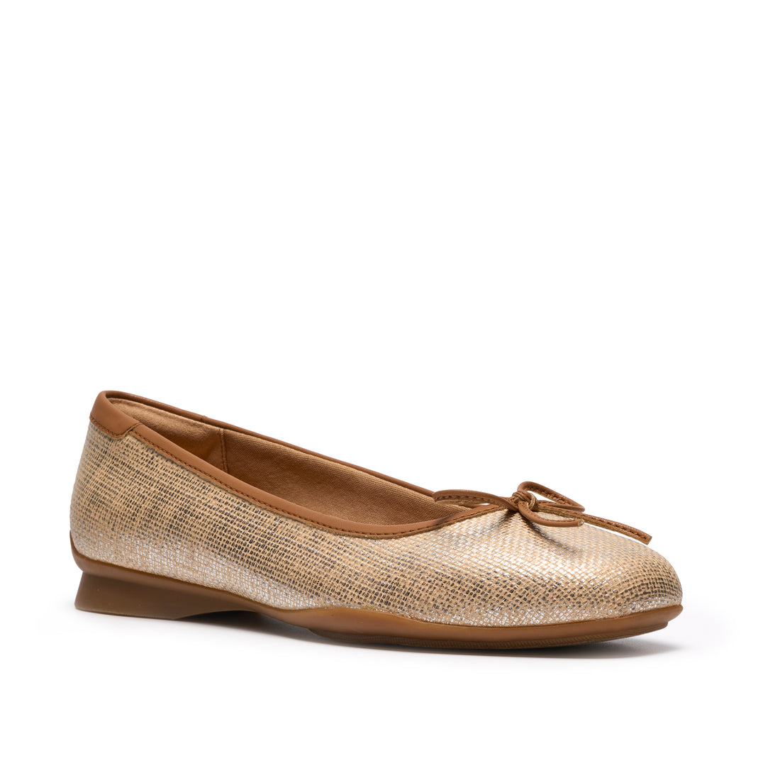 CLARKS Jazmynn Bow Femmes Décontractées in Tan-Interest – product view