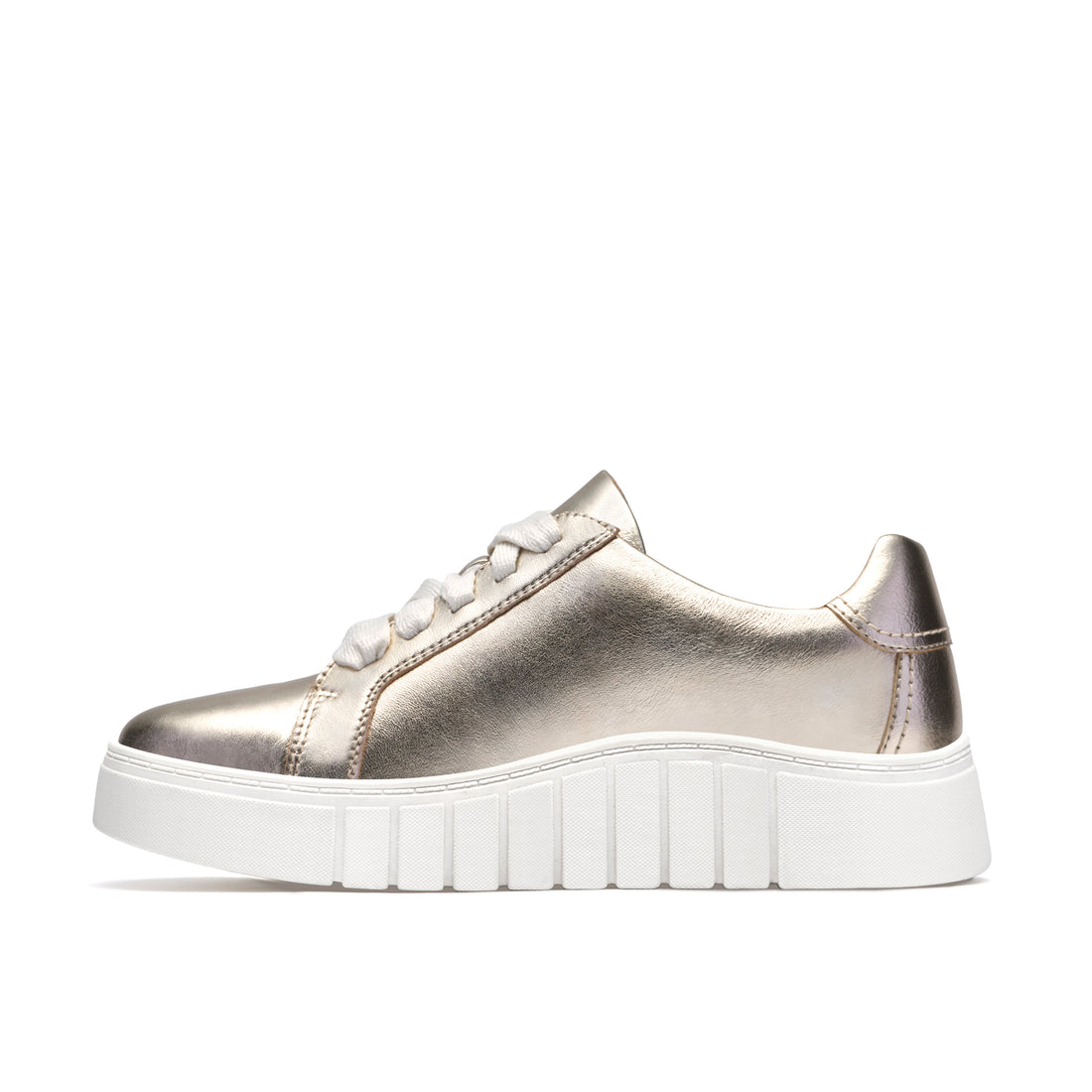 CLARKS Mykah Joy Femmes Basket en cuir Doré