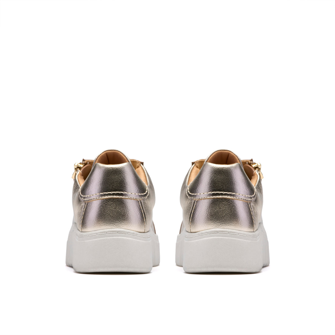 CLARKS Mykah Joy Femmes Basket en cuir Doré