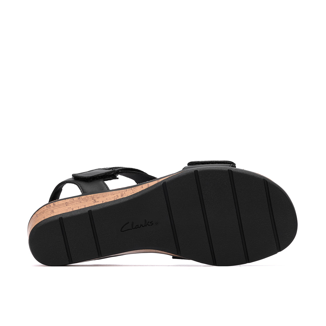 CLARKS Kacha Wave women casual in Black-Leather – product view