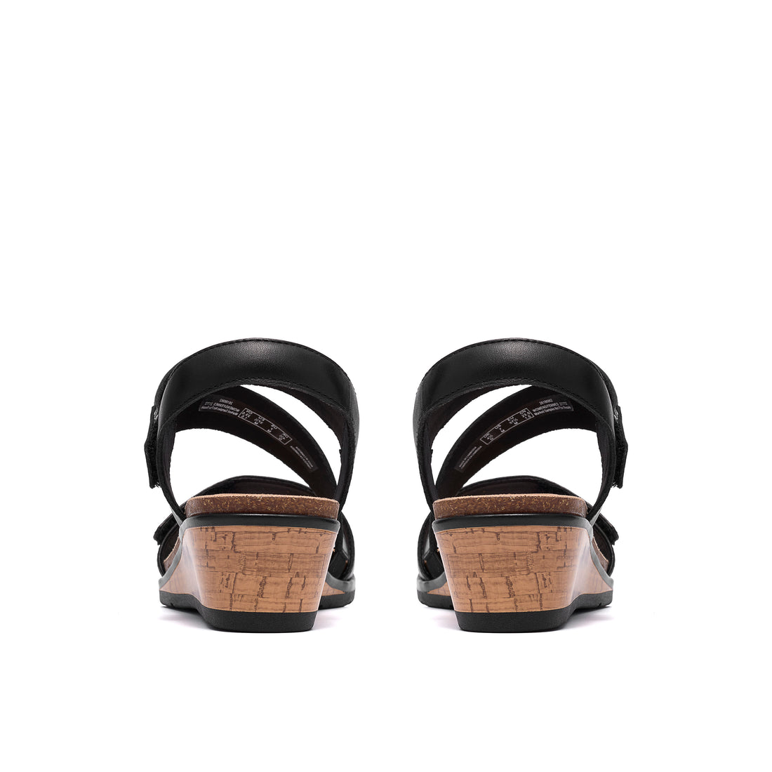 CLARKS Kacha Wave Femmes Décontractées en cuir noir