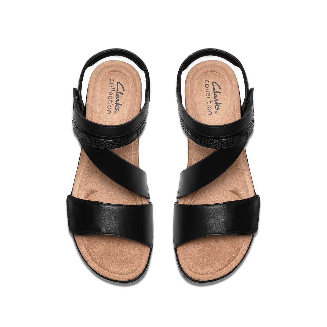 CLARKS Kacha Wave women casual in Black-Leather – product view